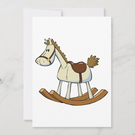 ロッキングホース 招待状 (正面)