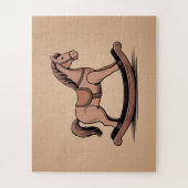 ロッキングホース – 木製のおもちゃについて ジグソーパズル (縦)