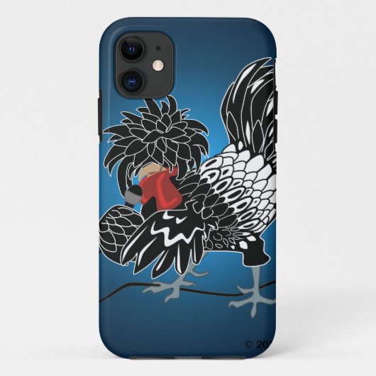 ロッキングポーランドクリステッドチキン Case-Mate iPhoneケース (裏面)