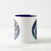 ロッキングメガロドン・キッド・マグカップ ツートーンマグカップ (中央)