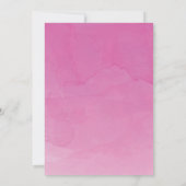 ロッキングモダンウマ女子ベビーシャワー招待状 招待状 (裏面)