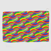 ロッキングレインボーソックス小柄 ゴルフタオル (横)