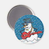 ロッキング雪だるま マグネット (正面/裏面)