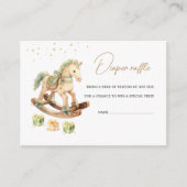 ロッキング馬おむつラッフル囲い エンクロージャーカード (正面)