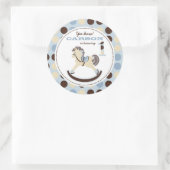 ロッキング馬シール1 ラウンドシール (バッグ)