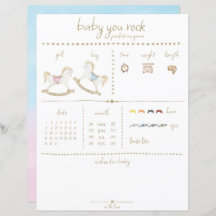 ロッキング馬ブルーピンク赤男女兼用ちゃんシャワー