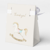 ロッキング馬ブルーピンク赤男女兼用ちゃんシャワー フェイバーボックス (裏面サイド)