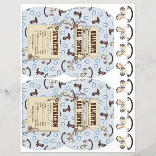 ロッキング馬少年ミニパフボックスB2 チラシ (正面)