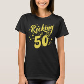 ロッキング50誕生日 Tシャツ (正面)