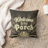 ロッキング/セピア/ クッション (ブランケット)