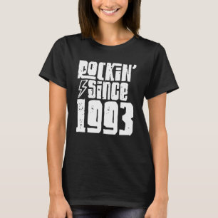 ロッキン1993年以来の誕生日クラシックヴィンテージ1993年Ro Tシャツ