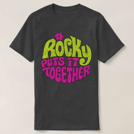 ロッキーが1970年に完成 Tシャツ (デザイン正面)