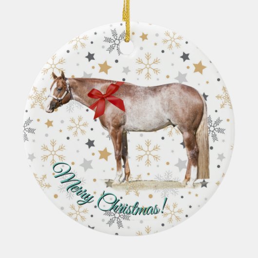 ロッキーとクリスマスボウオーナメント セラミックオーナメント (裏面)