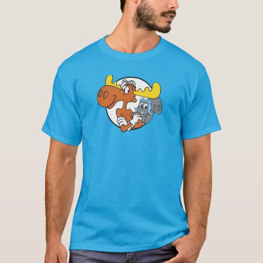 ロッキーとブルワインクル Tシャツ (正面)
