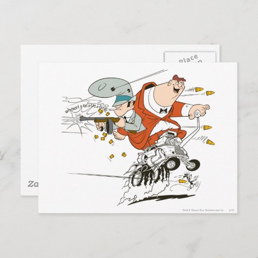 ロッキーとムグジーのラットタットトット ポストカード (正面/裏面)