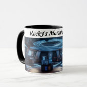 ロッキーのコーヒーカスタマイズ可パーソナライズされた能 マグカップ (正面左)