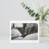 ロッキーのスノープラウ鉄道クリアリングトラック ポストカード (スタンド正面)