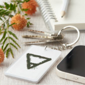 ロッキーアース元素錬金術のシンボル キーホルダー (正面右)