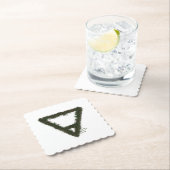 ロッキーアース元素錬金術のシンボル ペーパーコースター (インサイチュ)