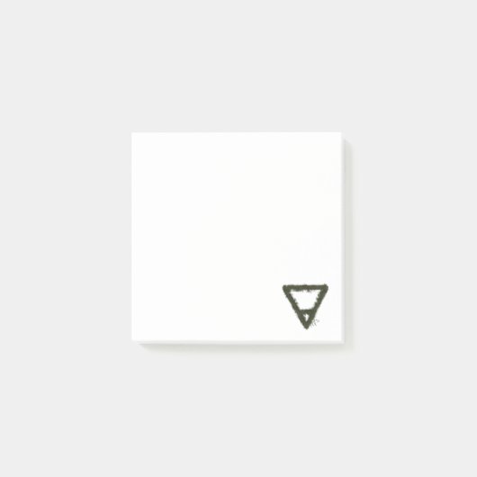 ロッキーアース元素錬金術のシンボル ポストイット (正面)