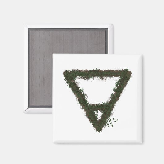 ロッキーアース元素錬金術のシンボル マグネット (正面/裏面)