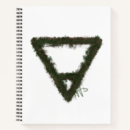 ロッキーアース要素錬金術シンボルスパイラル ノートブック