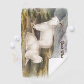 ロッキーカスタムマウンテンヤギのキャンピングデコギフト ゴルフタオル (インサイチュ)