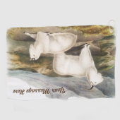 ロッキーカスタムマウンテンヤギのキャンピングデコギフト ゴルフタオル (横)