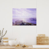 ロッキーコーブバイウィリアム・トロスト・リチャーズ ポスター (キッチン)