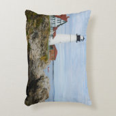 ロッキーショアのポートランドヘッドライトハウス アクセントクッション (正面(垂直))