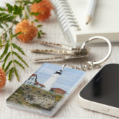 ロッキーショアのポートランドヘッドライトハウス キーホルダー (正面右)