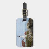ロッキーショアのポートランドヘッドライトハウス ラゲッジタグ (正面縦)