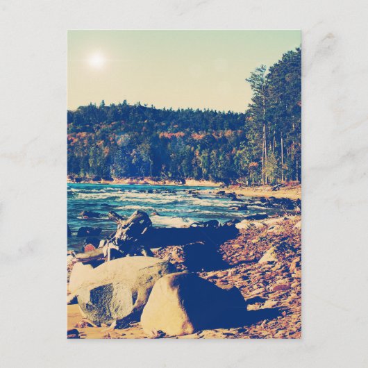 ロッキーショアオブスペリオル湖 ポストカード (正面)