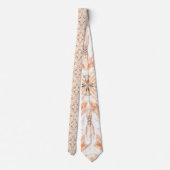 ロッキーショアカラー抽象芸術ネックタイ ネクタイ (裏面)