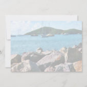 ロッキーショア結婚セントトーマス製品 招待状 (裏面)