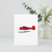 ロッキードベガフロート飛行機 ポストカード (スタンド正面)