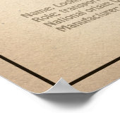 ロッキードベガ5B – 飛行機プランSD ポスター (角)