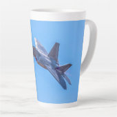 ロッキードマーチンF-22Aラプター カフェラテマグ (右アングル)