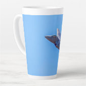 ロッキードマーチンF-22Aラプター カフェラテマグ (左アングル)