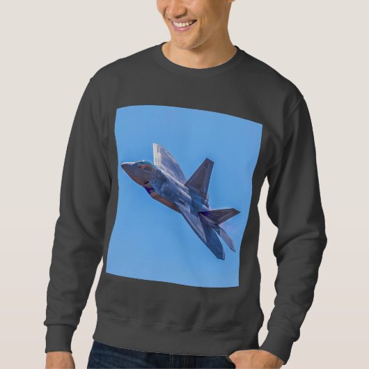 ロッキードマーチンF-22Aラプター スウェットシャツ (正面)