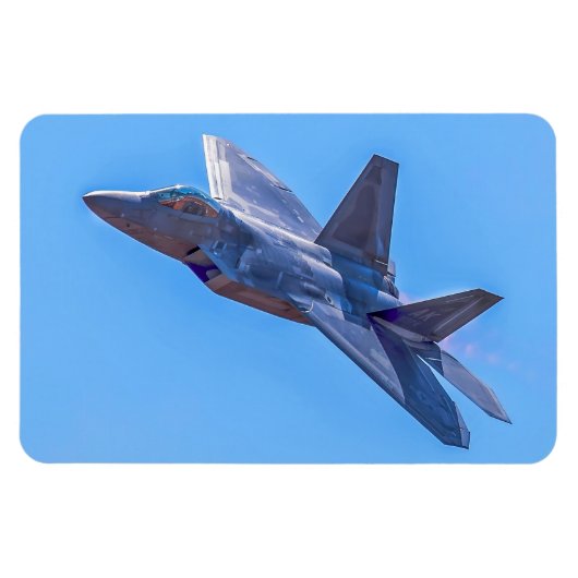 ロッキードマーチンF-22Aラプター マグネット (横)