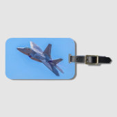 ロッキードマーチンF-22Aラプター ラゲッジタグ (正面横)