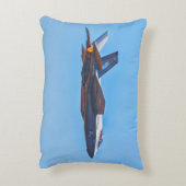 ロッキードマーチンF-35A稲妻IIアクセントピロー アクセントクッション (裏面(縦))
