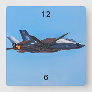ロッキードマーチンF-35A稲妻II壁時計 スクエア壁時計