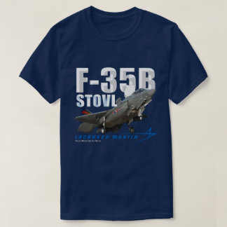 ロッキードマーティンF-35B稲妻IIステルスファイター Tシャツ