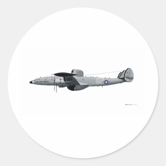 ロッキードEC-121警告のスター「トリプルニッケル」 ラウンドシール (正面)