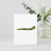 ロッキードF-104スターファイター ポストカード (スタンド正面)