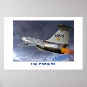 ロッキードF-104 Starfighter ポスター