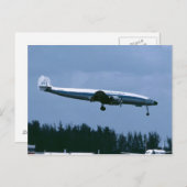 ロッキードL-1049エーロチすごいャゴ星群 ポストカード (正面/裏面)