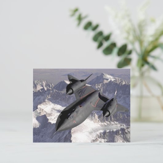 ロッキードSR-71 Blackbird – はがき (スタンド正面)